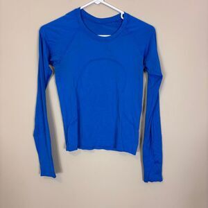 Lululemon Bright Blue Swiftly Tech Long Sleeve Race Length Long Sleeve Top 4